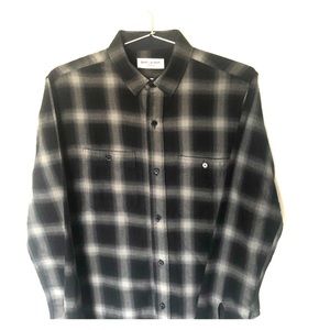 Saint Laurent Shadow Plaid Flannel Sample